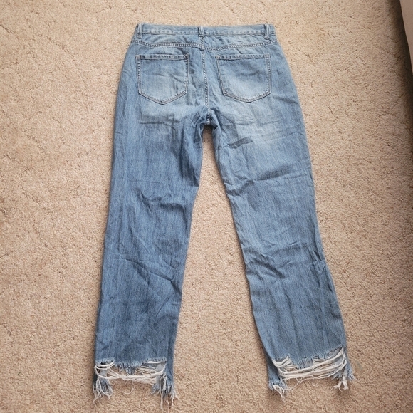Insane Gene Light Wash Distressed Jeans - Picture 4 of 5